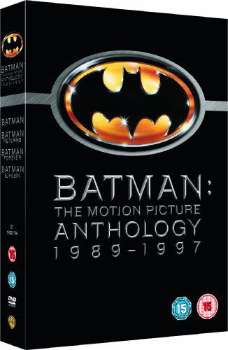 Batman Motn Pic Anthology Dvds · Batman (1989-1997) Batman / Returns / Forever / Batman and Robin (4 Films) (DVD) (2009)