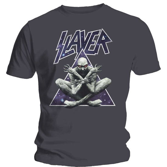 Slayer Unisex T-Shirt: Triangle Demon - Slayer - Mercancía - Global - Apparel - 5055979939313 - 