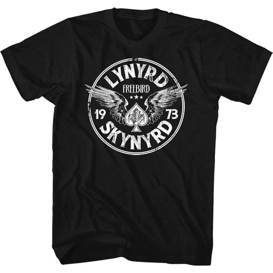 Cover for Lynyrd Skynyrd · Lynyrd Skynyrd Unisex T-Shirt: Freebird '73 Wings (Black) (T-shirt) [size S] [Black - Unisex edition] (2017)