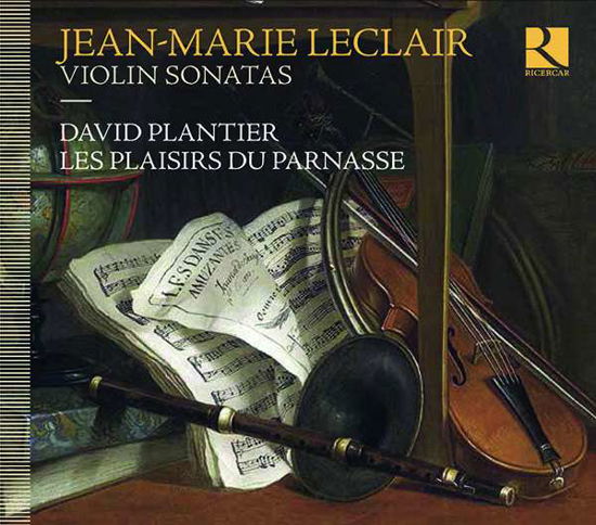 Leclair: Violin Sonatas - David Plantier / Les Plaisirs Du Parnasse - Musik - RICERCAR - 5400439004313 - 12 november 2021