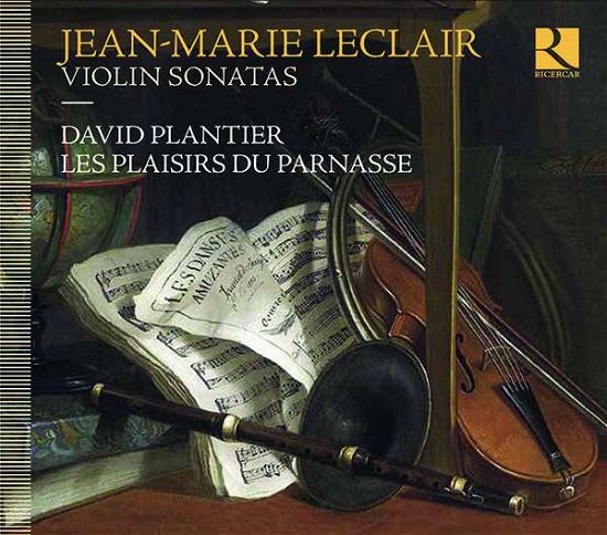 Cover for David Plantier / Les Plaisirs Du Parnasse · Leclair: Violin Sonatas (CD) (2021)