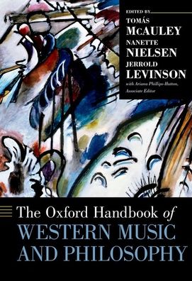 Cover for The Oxford Handbook of Western Music and Philosophy - Oxford Handbooks (Gebundenes Buch) (2021)