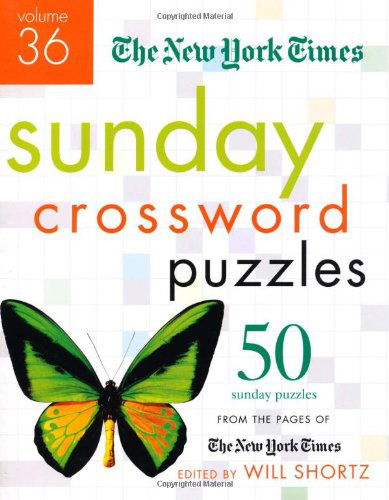 Cover for Will Shortz · The New York Times Sunday Crossword Puzzles Volume 36: 50 Sunday Puzzles from the Pages of The New York Times (Spiral Book) (2010)