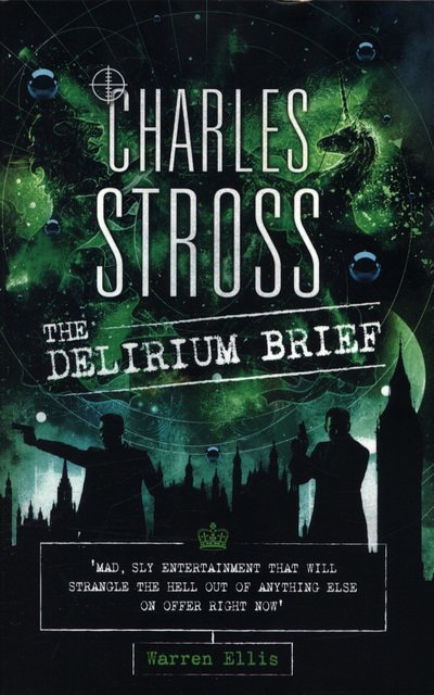 Cover for Charles Stross · The Delirium Brief: A Laundry Files Novel - Laundry Files (Paperback Book) (2018)