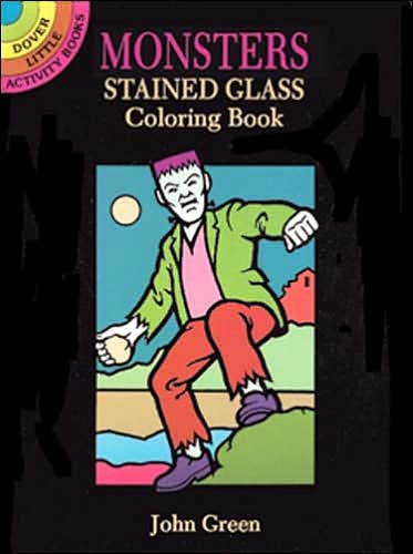 Cover for John Green · Monsters Stained Glass Colouring Book - Little Activity Books (MERCH) (2000)