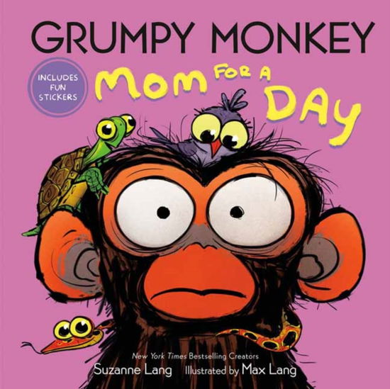 Cover for Suzanne Lang · Grumpy Monkey Mom for a Day: Includes Fun Stickers (Hardcover Book) (2025)