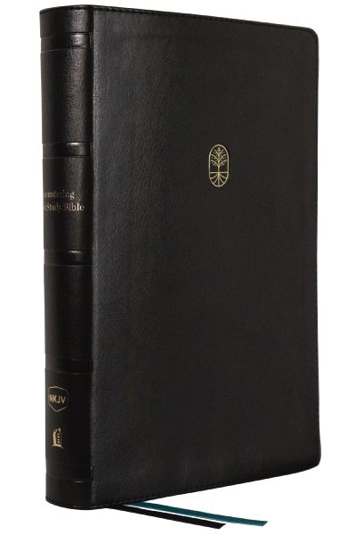 Cover for Henry Blackaby · NKJV, Encountering God Study Bible, Leathersoft, Black, Red Letter, Comfort Print (Leather Book) (2023)