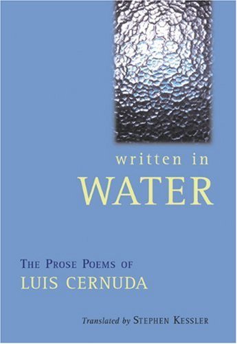 Cover for Luis Cernuda · Written In Water: The Collected Prose Poems (Pocketbok) (2004)