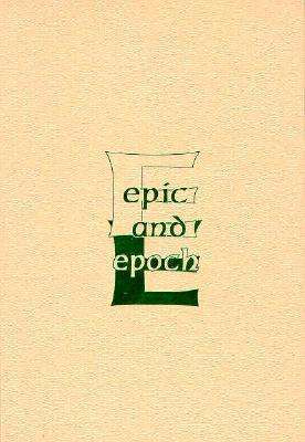 Cover for Steven M. Oberhelman · Epic and Epoch: Essays on the Interpretation and History of a Genre (Hardcover Book) (1994)