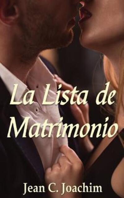 Cover for Jean C Joachim · La Lista de Matrimonio (Paperback Book) (2019)