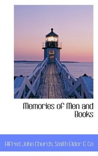 Cover for Church · Memories of men and Books (Paperback Book) (2009)