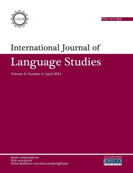 Cover for Mohammad Ali Salmani Nodoushan · International Journal of Language Studies (IJLS) - Volume 8 (2) (Book) (2014)