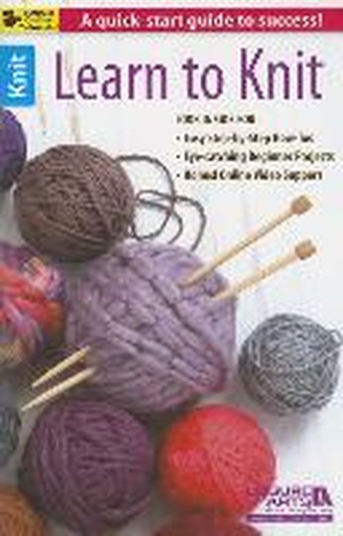 Cover for Leisure Arts · Learn to Knit (Paperback Book) (2014)