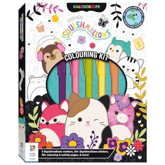 Cover for Hinkler Pty Ltd · Kaleidoscope Colouring Kit Squishmallows - Colouring Kit (Paperback Bog) (2023)
