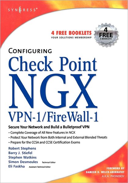 Cover for Stiefel, Barry J (Founder and President of CPUG, The Check Point User Group (www.cpug.org)) · Configuring Check Point NGX VPN-1/Firewall-1 (Paperback Book) (2005)