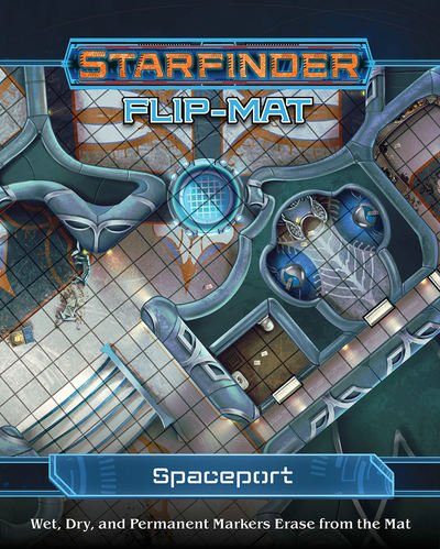 Starfinder Flip-Mat: Spaceport - Damien Mammoliti - Bordspel - Paizo Publishing, LLC - 9781640781313 - 18 juni 2019
