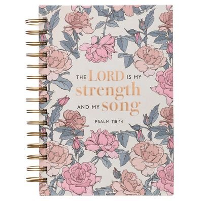 Cover for Christian Art Gifts · Large Wire Journal My Strength and My Song Psalm 118:14 (Hardcover Book) (2021)