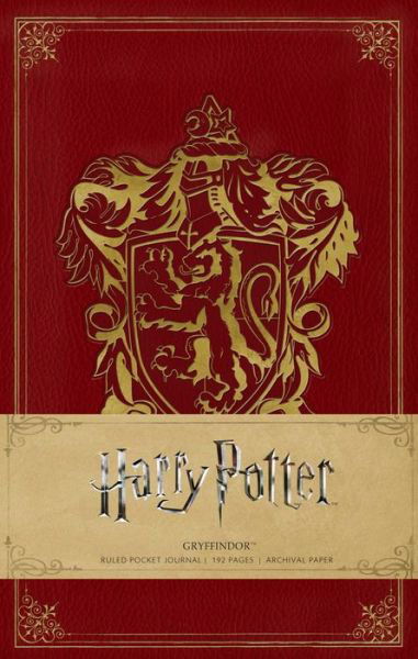 Harry Potter: Gryffindor Ruled Pocket Journal - Harry Potter - . Warner Bros. Consumer Products Inc. - Bøger - Insight Editions - 9781683830313 - 14. marts 2017