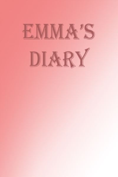 Cover for Plamen Notebooks · Emma's diary (Paperback Book) (2019)