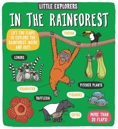 Cover for Dynamo Ltd. · Little Explorers: In the Rainforest - Little Explorers (Board book) (2019)