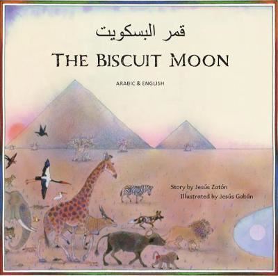 Cover for Jesus Zaton · The Biscuit Moon Arabic and English (Paperback Book) (2020)