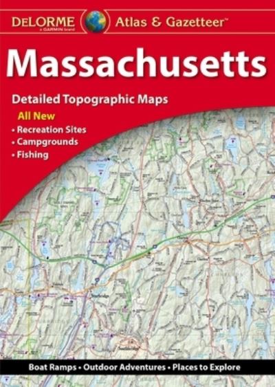 Cover for Delorme · DeLorme Massachusetts Atlas &amp; Gazetteer (Paperback Book) (2019)