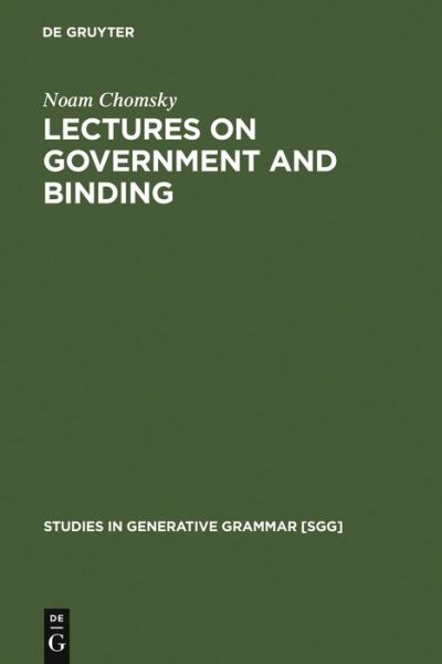 Lectures on Government and Bind - Chomsky - Books - Mouton de Gruyter - 9783110141313 - September 1, 1993