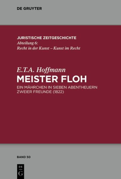 Meister Floh - Hoffmann - Books -  - 9783110576313 - November 7, 2017