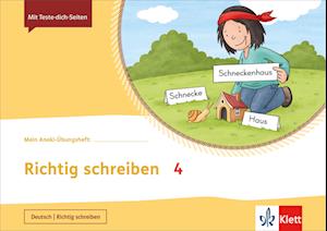 Richtig schreiben 4. Übungsheft Klasse 4 - Klett Ernst /Schulbuch - Kirjat - Klett Ernst /Schulbuch - 9783121622313 - tiistai 9. marraskuuta 2021