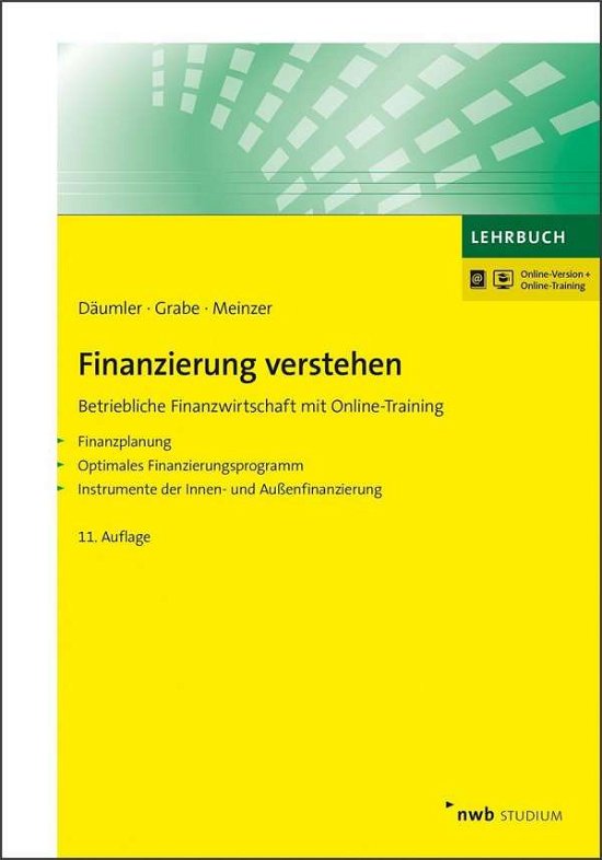Grabe:finanzierung Verstehen, M. 1 Buch - Grabe - Bøker -  - 9783482673313 - 