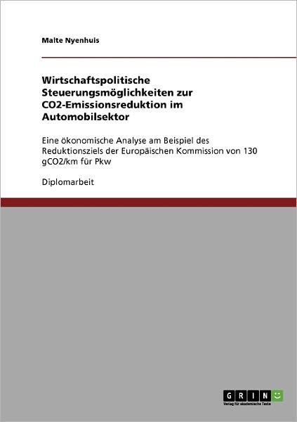 Cover for Malte Nyenhuis · CO2-Emissionsreduktion im Automobilsekt (Book) [German edition] (2008)
