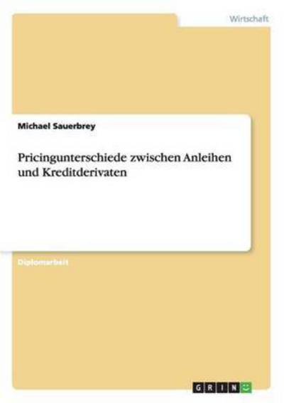 Cover for Sauerbrey · Pricingunterschiede zwischen (Book)