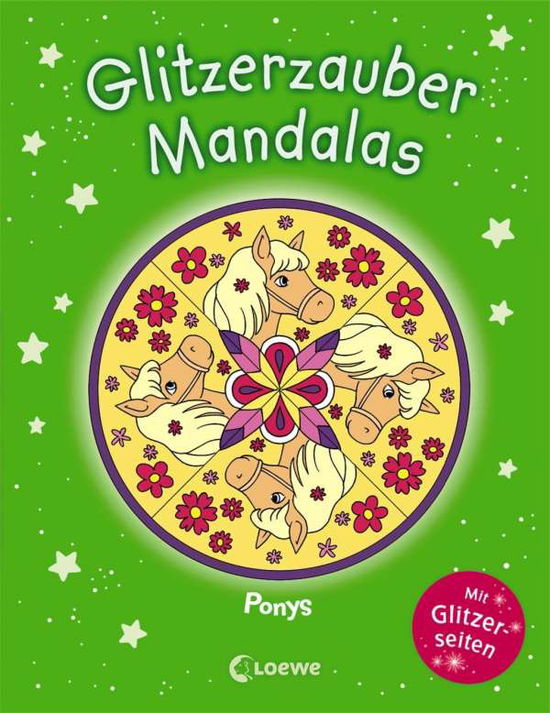 Cover for Glitzerzauber-mandalas · Glitzerzauber-Mandalas - Ponys (Book)