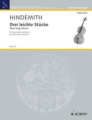 Cover for Paul Hindemith · 3 Leichte Stucke (Bok) (1985)