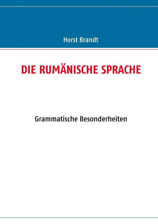 Cover for Brandt · Die Rumänische Sprache (Book)