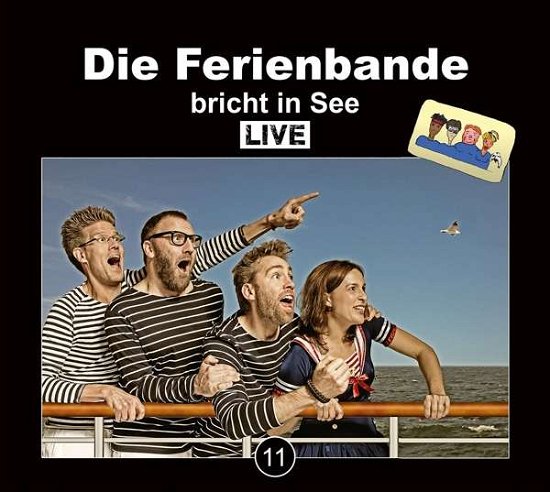 Cover for Die Ferienbande · Die Ferienbande Bricht in See (Live) (CD) (2018)