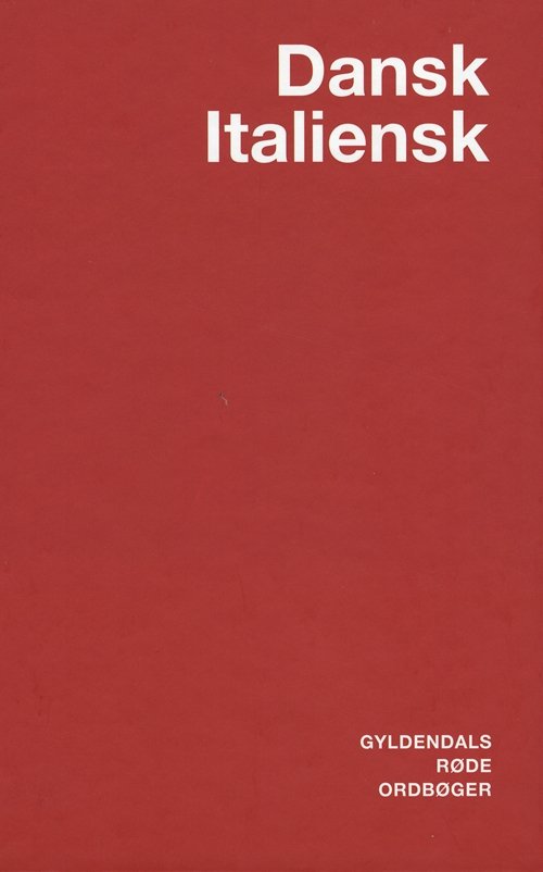 Cover for Carla Avanza Juul Madsen; Henning Juul Madsen; Giovanni Mafera · Gyldendals Røde Ordbøger: Dansk-Italiensk Ordbog (Bound Book) [3e édition] [Indbundet] (2008)