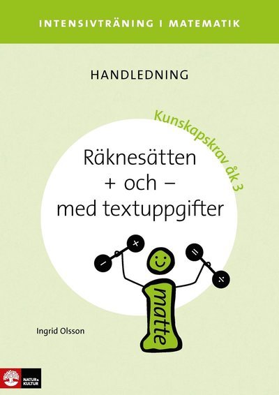 Cover for Ingrid Olsson · Intensivträning i matematik: Intensivträning ma åk 1-3 Räknesätten + och - Lhl (Bog) (2014)