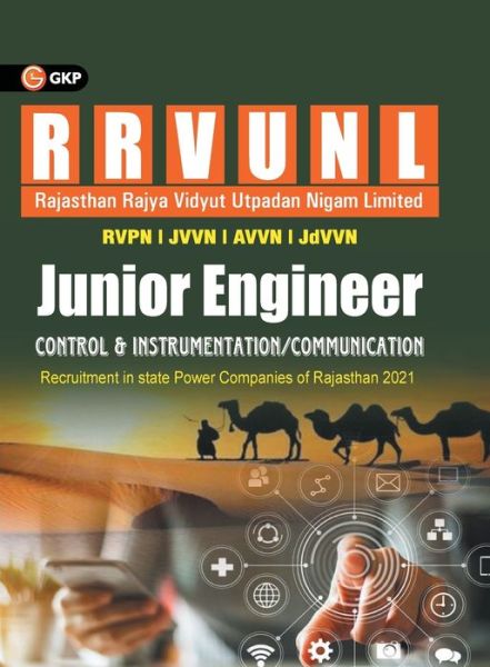 Cover for G K Publications (P) Ltd · Rajasthan Rvunl 2021 Junior Engineer Control &amp; Instrumentation/ Communication (Pocketbok) (2021)