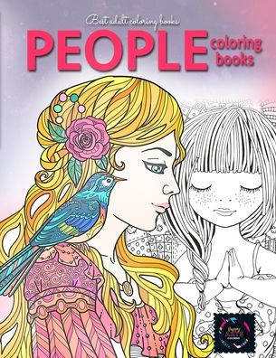 Cover for Happy Arts Coloring · Best adult coloring books, People coloring books (Paperback Book) (2020)