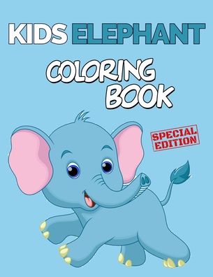 Cover for Kato K · Kids Elephant Coloring Book (Paperback Book) (2020)