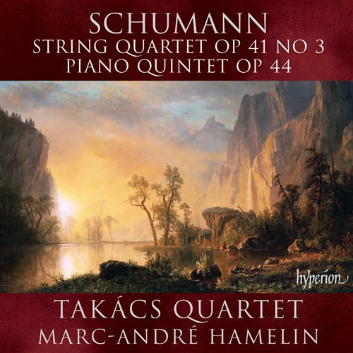 Cover for Hamelin,marc-andré / Takacs Quartett · Streichquartett Op.41,3/klavierquintett Op.44 (CD) (2009)