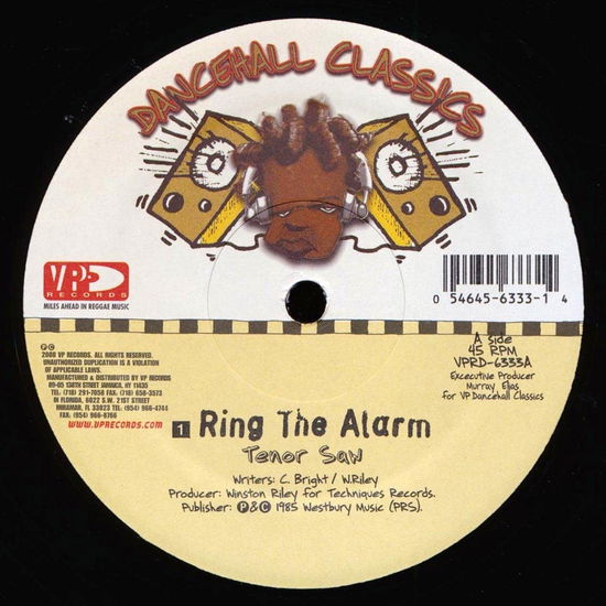 Cover for Tenor Saw · Ring The Alarm / Skin Out (LP) (2000)