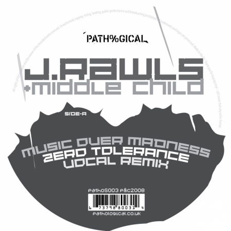 Music over Madness Rmx - J. Rawls - Musique - PATHOLOGICAL - 0673798800314 - 21 août 2008