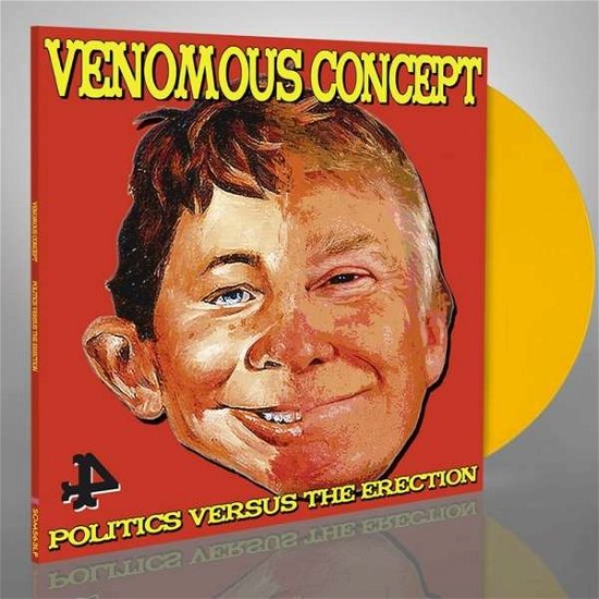 Cover for Venomous Concept · Politics (LP) [Ltd. Yellow Vinyl edition] (2021)