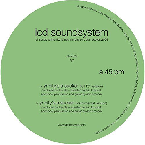 Yr City's A Sucker - Lcd Soundsystem - Musique - DFA RECORDS - 0829732214314 - 13 novembre 2015