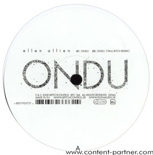 Ondu Caress - Ellen Allien - Music - BPITCH CONTROL - 0880319337314 - July 7, 2009