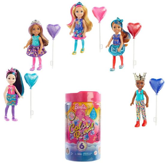 Barbie Chelsea Color Reveal - Wave 4 Party Series - Mattel - Merchandise - Barbie - 0887961920314 - 9. september 2021