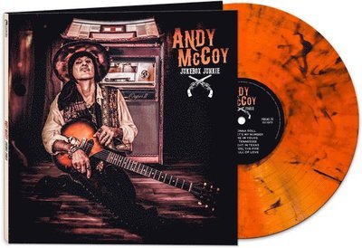 Cover for Andy Mccoy · Jukebox Junkie (Orange Marble Vinyl) (LP) (2022)