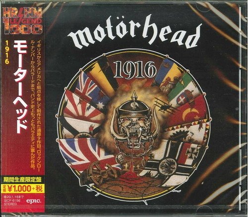 1916 - Motörhead - Música - SONY MUSIC ENTERTAINMENT - 4547366409314 - 17 de julio de 2019